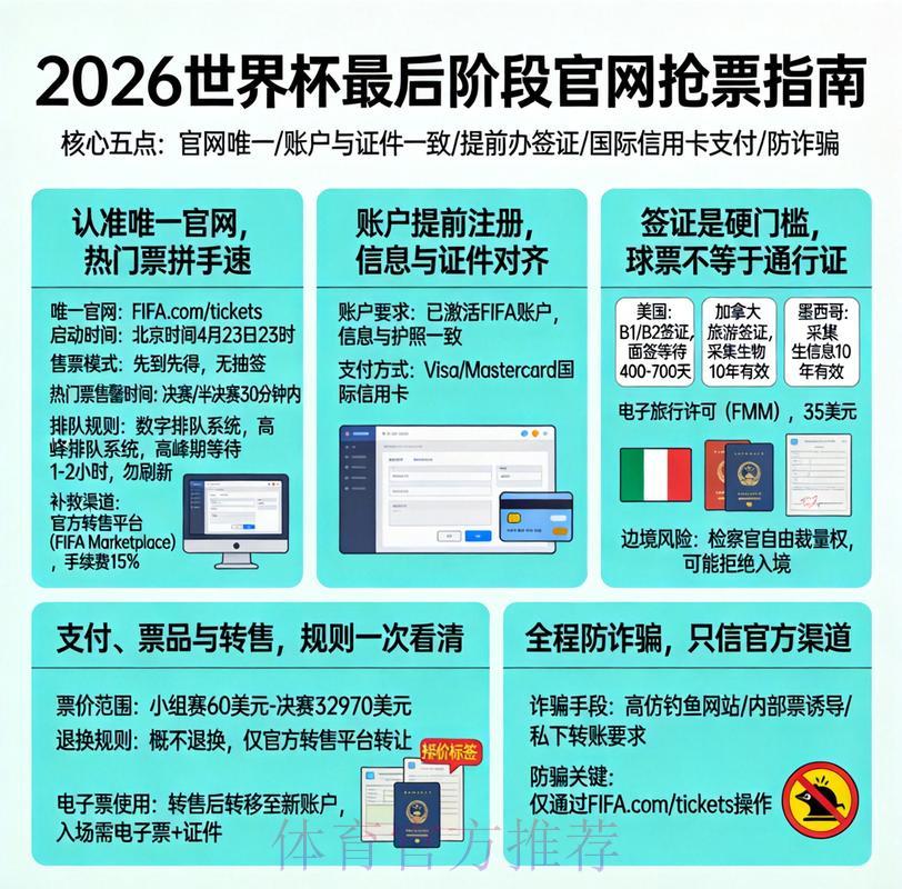 2026世界杯购票实时官方入口地址查询指南